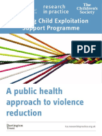 A Public Health Approach to Violence Reduction
