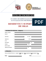 Ficha de Inscripcion - Residente y Supervision de Oras