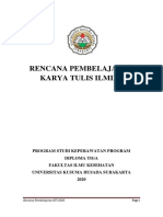 Rencana Pembelajaran Kti 2020-2021