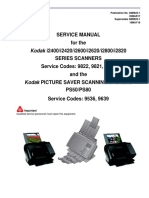 Service Manual For The: Kodak I2400/i2420/i2600/i2620/i2800/i2820