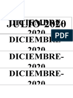 Diciembre-2020 Diciembre - 2020: JULIO-2020