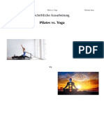 Pilates vs. Yoga Schriftliche Ausarbeitung