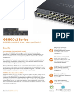 Gs1920V2 Series: 8/24/48-Port Gbe Smart Managed Switch