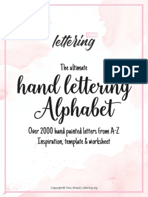 Cardmaker's Hand-lettering Workbook - Electronic Download