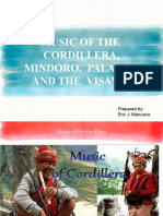 Music of The Cordillera, Mindoro, Palawan and The Visayas: Prepared By: Eric J. Manuevo