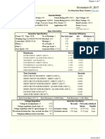 Generator Data (C32 Serie SXC02993)