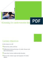 #4 Screening For Cardio Disease