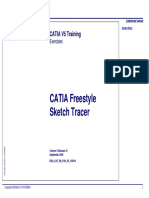 CATIA Freestyle Sketch Tracer