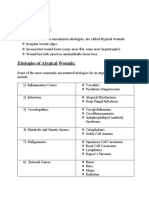 Integumentary Physical Therapy (Atypical Woumd)