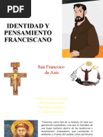 IDENTIDAD Y PENSAMIENTO FRANCISCANO