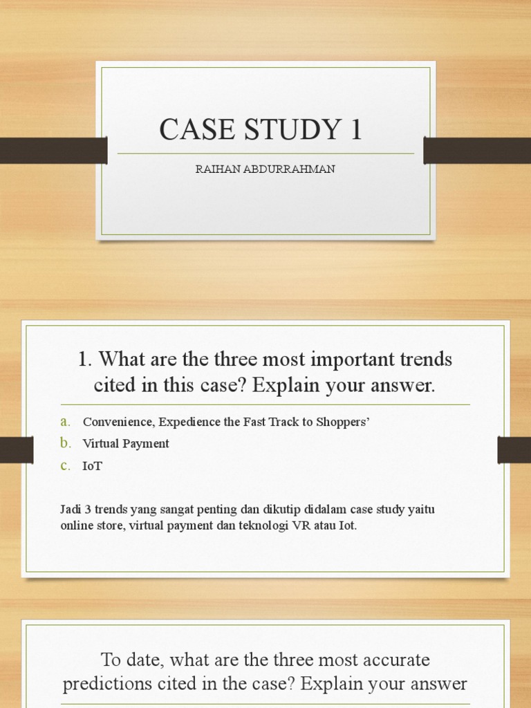 Case Study 1 | PDF | Business