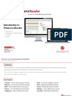 Introduction To Primaverareader: Reader For Oracle® Primavera P6 Files