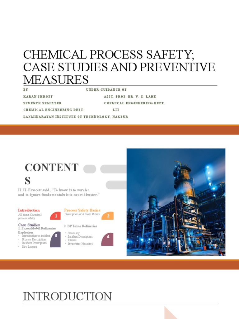 Chemical Process Safety Case Studies | PDF | Competence (Human ...