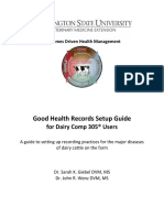 Good Health Records Setup Guide: For Dairy Comp 305® Users