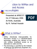WiMax and Broadband Accesstech