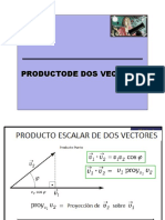 1.3 Producto Escalar y Vectorial de Dos Vectores 