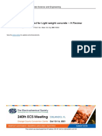 Natural Aggregates Used For Light Weight Concrete A Review2020IOP Conference Series Materials Science and Engineering