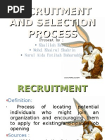 Recruitment and Selection Process