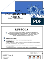 Doenças causadas por vírus: Rubéola, Sarampo e Varicela