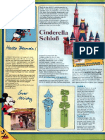 (Paper Model) (Building) (German Mickey Mouse Club) 1978 Cinderella's Castle