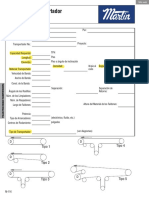 Ficha Tecnica para Diseño de Transportador Martin