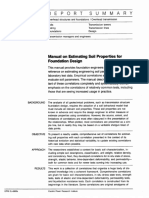 Manual On Estimating Soil Properties For Foundation Design