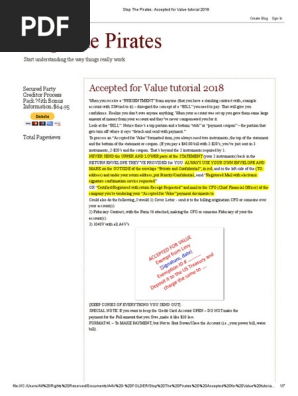 Accepted for Value Tutorial 2018