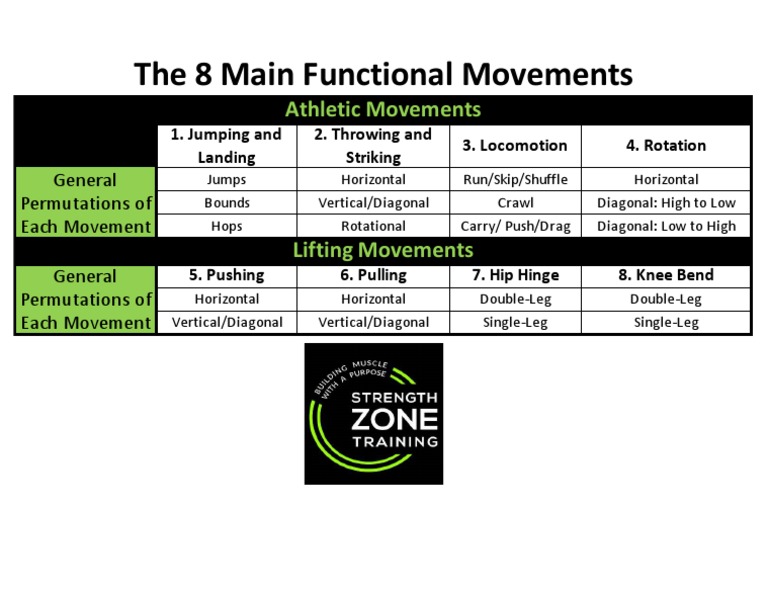 Functional Movement Patterns Overview | PDF