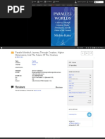 Parallel Worlds A Journey Through Creation, Higher Dimensions, and The Future of The Cosmos