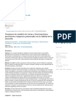 Traspasos de cambios de turno e interrupciones posteriores_ impactos potenciales en la calidad de la atención - PubMed
