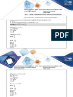 Fases 2 Trabajo colaborativo y evaluación Vectores, matrices y determinantes