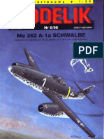 [Paper Model] [Modelik 1998-06] ME-262 A-1a Schwalbe