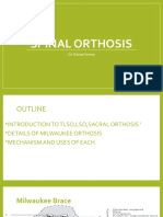 Spinal Orthosis: DR Shivani Verma