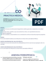 Caso Clinico Anemia Ferropenica Practica Medica