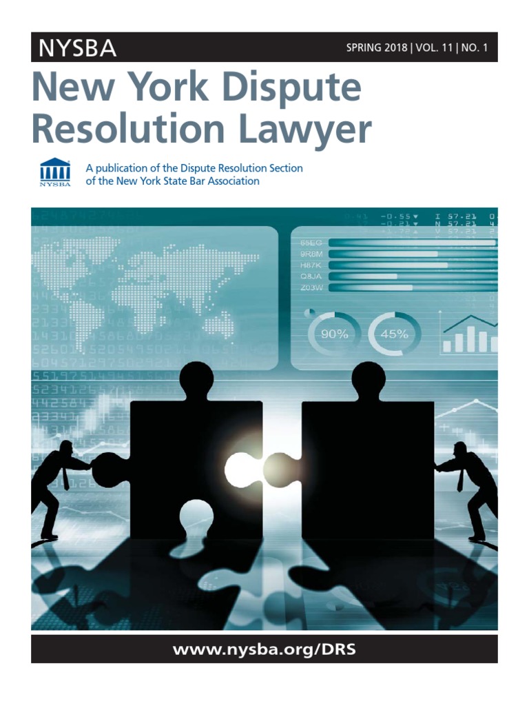 Dispute Resolution Lawyer Spring 18 | PDF | Arbitration | Mediation