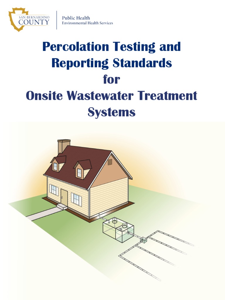 Onsite Wastewater Testing Standards | PDF | Septic Tank | Sewage Treatment