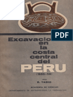 Tabio - 1965 - Excavaciones en La Costa Central Del Perú (1955-1958)