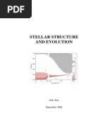 STELLAR STRUCTURE AND EVOLUTION - O. R. Pols