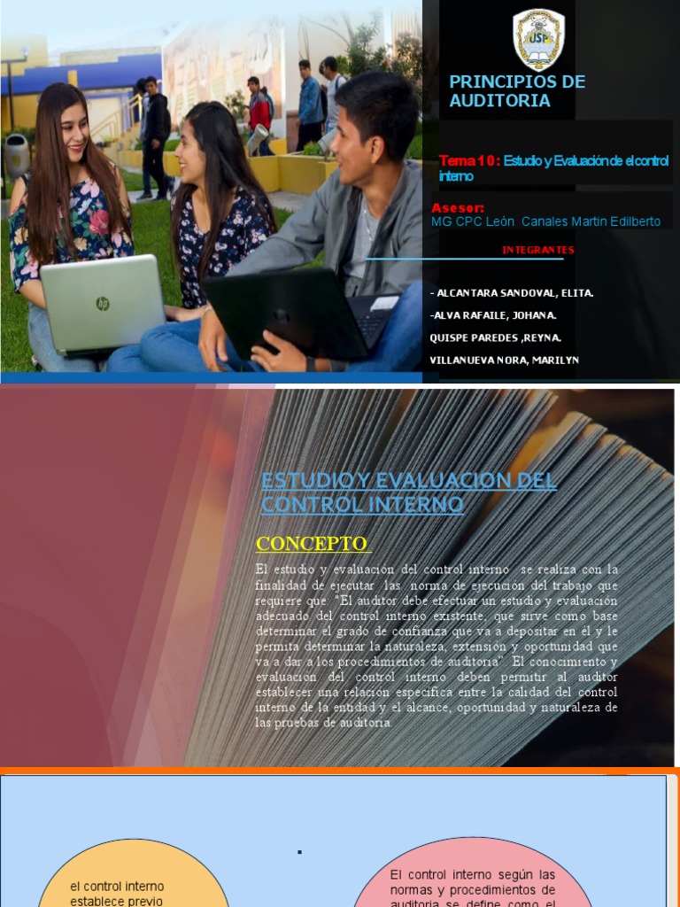 Estudio y Evaluación del Control Interno | PDF | Auditoría | Evaluación