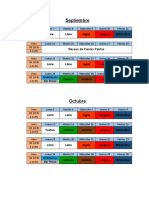 Calendario Con Clases