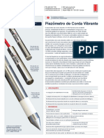 Piezômetro de Corda Vibrante VWB0002A