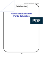 Fluid Substitution With Partial Saturation