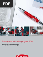 Training and Education Program 2011: Welding Technology