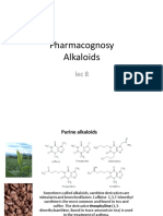 Pharmacognosy Alkaloids