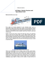 Roll-on/Roll-off Ships, Vehicle Carriers and Specialized Craft