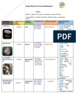 Clasificar Los Minerales Oxidados y Sulfuros de ZN