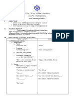 Detailed Lesson Plan in Intonation