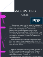 GINTONG ARAL