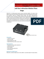 P66A.X30 Small Size X-Direction Motion Piezo Stage