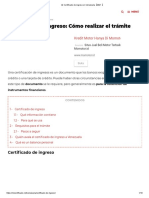 ⊛ Certificado de ingreso en Venezuela【2021 】 